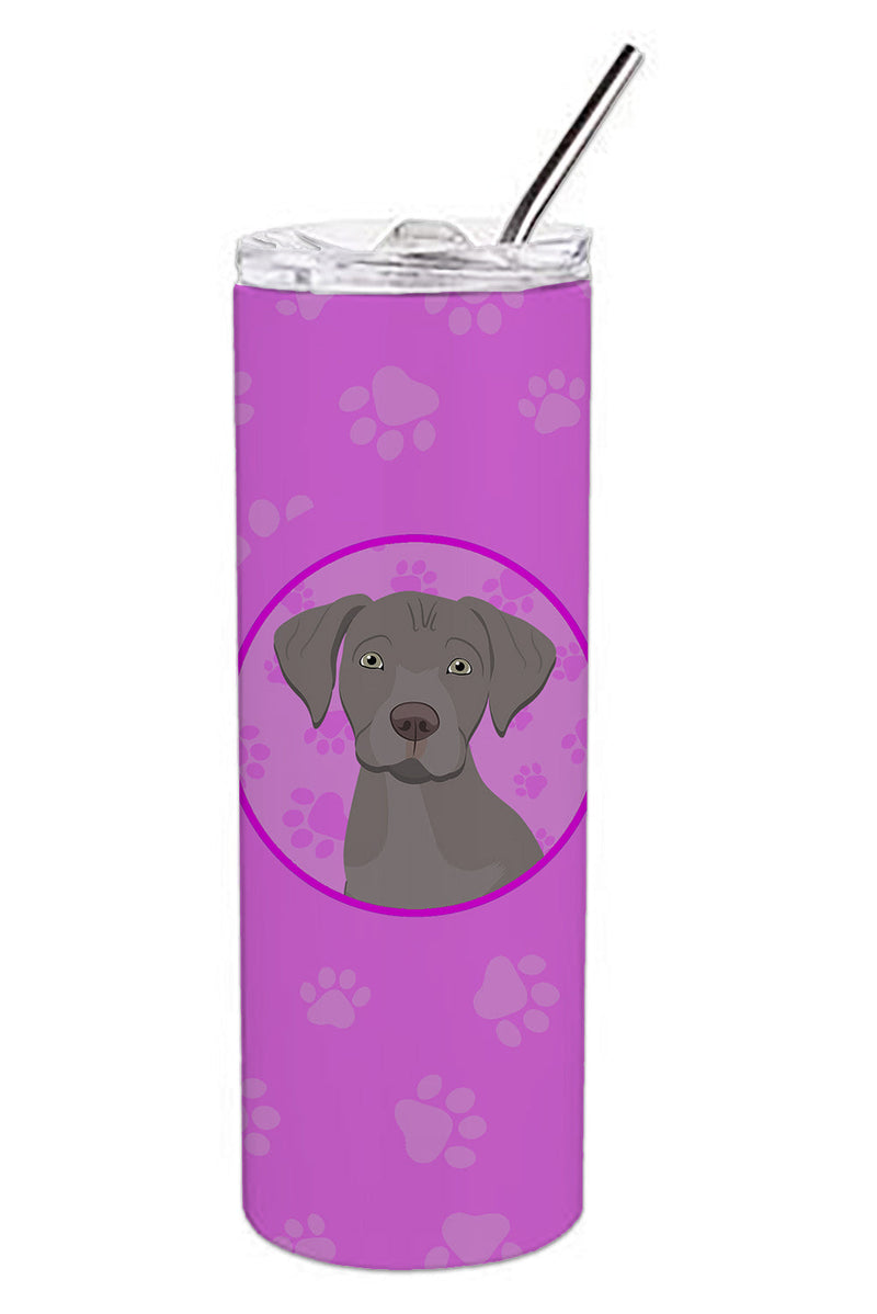 Labrador Retriever Gray Puppy Stainless Steel 20 oz Skinny Tumbler