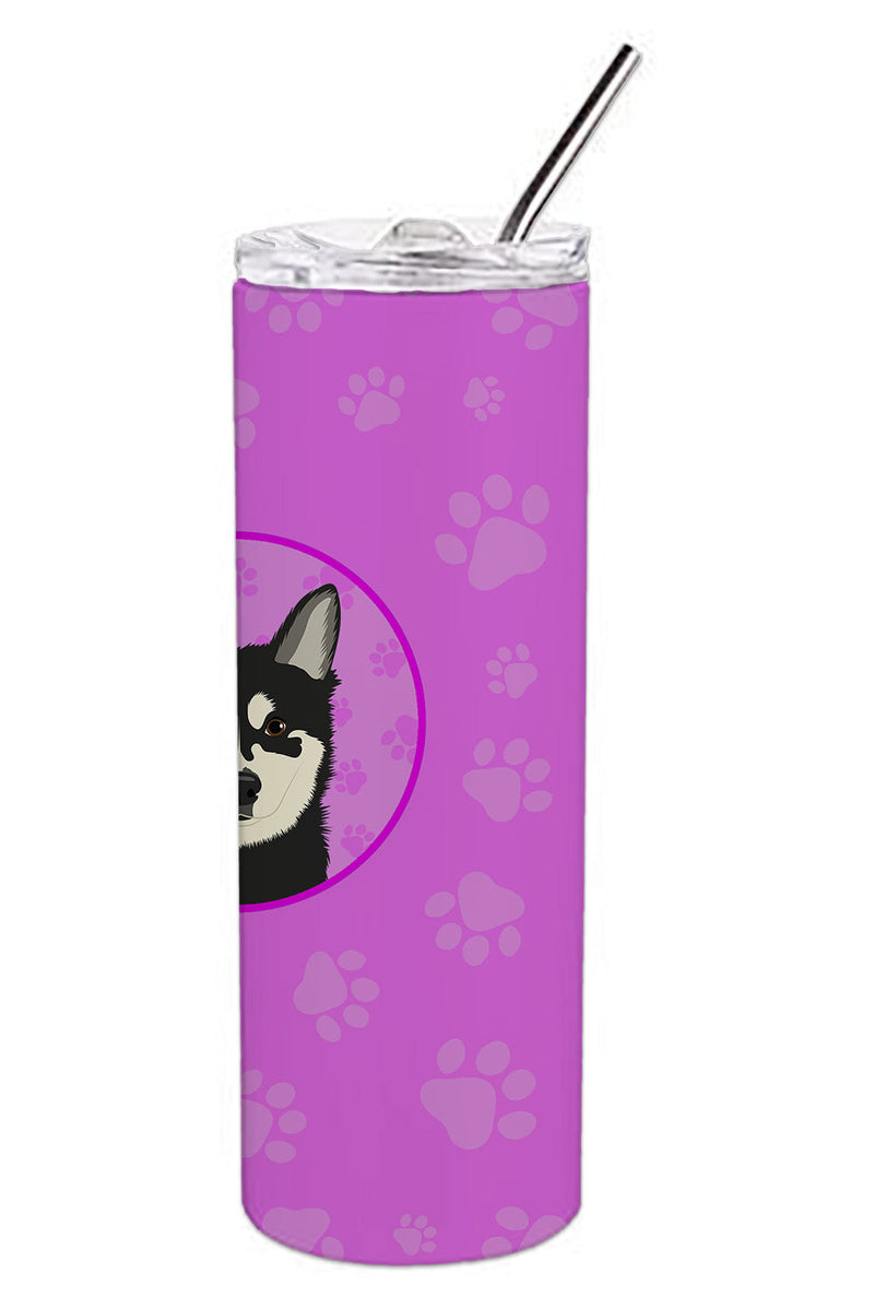Shiba Inu Husky Mix Stainless Steel 20 oz Skinny Tumbler