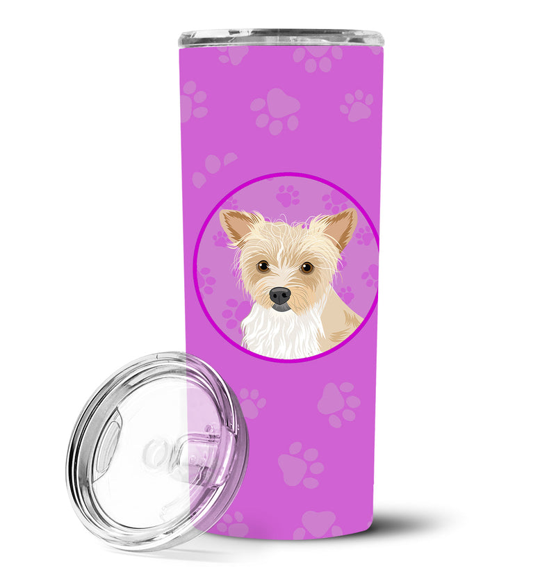 Yorkie Parti Stainless Steel 20 oz Skinny Tumbler