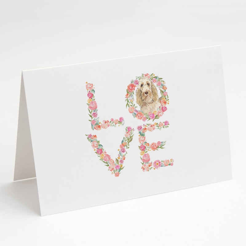 Spinone Italiano Love Greeting Cards and Envelopes Pack of 8