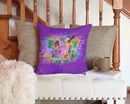 Ain't No Party Like Mardi Gras Throw Pillow - 14x14 Decorative Pillow – Art for Your Home & Patio