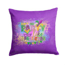 Ain't No Party Like Mardi Gras Throw Pillow - 14x14 Decorative Pillow – Art for Your Home & Patio