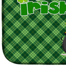 Blue and White Pit Bull Terrier St. Patrick's Day Dish Drying Mat – Absorbent, Artistic Kitchen Essentials