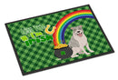 Blue Brindle Pit Bull Terrier St. Patrick's Day Doormat - 24x36 Decorative Floor Mat – Indoor/Outdoor Rug with Artistic Flair