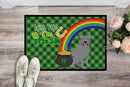 Blue Pit Bull Terrier St. Patrick's Day Doormat - 24x36 Decorative Floor Mat – Indoor/Outdoor Rug with Artistic Flair