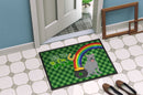 Blue Pit Bull Terrier St. Patrick's Day Doormat - 24x36 Decorative Floor Mat – Indoor/Outdoor Rug with Artistic Flair