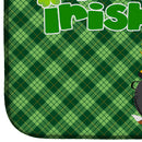 Black Tricolor Basset Hound St. Patrick's Day Dish Drying Mat – Absorbent, Artistic Kitchen Essentials
