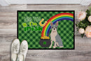 Blue Boston Terrier St. Patrick's Day Doormat - 24x36 Decorative Floor Mat – Indoor/Outdoor Rug with Artistic Flair