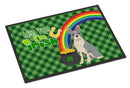 Blue Boston Terrier St. Patrick's Day Doormat - 24x36 Decorative Floor Mat – Indoor/Outdoor Rug with Artistic Flair