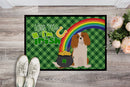 Blenheim Cavalier Spaniel St. Patrick's Day Doormat - 24x36 Decorative Floor Mat – Indoor/Outdoor Rug with Artistic Flair