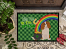Blenheim Cavalier Spaniel St. Patrick's Day Doormat - 24x36 Decorative Floor Mat – Indoor/Outdoor Rug with Artistic Flair