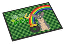 Blue and White Chihuahua St. Patrick's Day Doormat - 24x36 Decorative Floor Mat – Indoor/Outdoor Rug with Artistic Flair