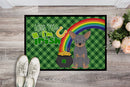 Blue and Tan Chihuahua St. Patrick's Day Doormat - 24x36 Decorative Floor Mat – Indoor/Outdoor Rug with Artistic Flair