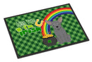 Blue Chihuahua St. Patrick's Day Doormat - 24x36 Decorative Floor Mat – Indoor/Outdoor Rug with Artistic Flair
