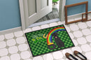 Black Labrador Retriever St. Patrick's Day Doormat - 24x36 Decorative Floor Mat – Indoor/Outdoor Rug with Artistic Flair
