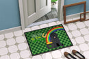 Black Newfoundland St. Patrick's Day Doormat - 24x36 Decorative Floor Mat – Indoor/Outdoor Rug with Artistic Flair