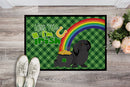 Black Pekingese St. Patrick's Day Doormat - 24x36 Decorative Floor Mat – Indoor/Outdoor Rug with Artistic Flair