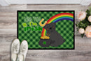 Black Pug St. Patrick's Day Doormat - 24x36 Decorative Floor Mat – Indoor/Outdoor Rug with Artistic Flair