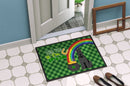 Black Schnauzer St. Patrick's Day Doormat - 24x36 Decorative Floor Mat – Indoor/Outdoor Rug with Artistic Flair