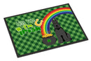 Black Schnauzer St. Patrick's Day Doormat - 24x36 Decorative Floor Mat – Indoor/Outdoor Rug with Artistic Flair