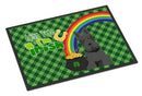 Black Scottish Terrier St. Patrick's Day Doormat - 24x36 Decorative Floor Mat – Indoor/Outdoor Rug with Artistic Flair