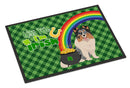 Blue Merle Sheltie St. Patrick's Day Doormat - 24x36 Decorative Floor Mat – Indoor/Outdoor Rug with Artistic Flair