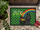 Black Shih Tzu St. Patrick's Day Doormat - 24x36 Decorative Floor Mat – Indoor/Outdoor Rug with Artistic Flair