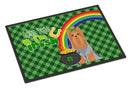 Blue and Tan Full Coat Yorkshire Terrier St. Patrick's Day Doormat - 24x36 Decorative Floor Mat – Indoor/Outdoor Rug with Artistic Flair
