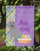 Blue Pit Bull Terrier Easter Garden Flag – Decorative Outdoor Yard Flag