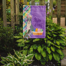 Blue Boston Terrier Easter Garden Flag – Decorative Outdoor Yard Flag