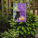 Black Pug Easter Garden Flag – Decorative Outdoor Yard Flag
