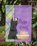 Black Scottish Terrier Easter Garden Flag – Decorative Outdoor Yard Flag