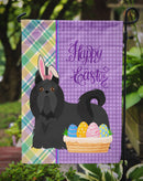 Black Shih Tzu Easter Garden Flag – Decorative Outdoor Yard Flag