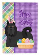 Black Shih Tzu Easter Garden Flag – Decorative Outdoor Yard Flag