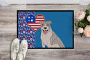 Blue Brindle Pit Bull Terrier USA American Doormat - 24x36 Decorative Floor Mat – Indoor/Outdoor Rug with Artistic Flair
