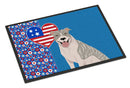 Blue Brindle Pit Bull Terrier USA American Doormat - 24x36 Decorative Floor Mat – Indoor/Outdoor Rug with Artistic Flair