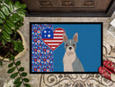 Blue Boston Terrier USA American Doormat - 24x36 Decorative Floor Mat – Indoor/Outdoor Rug with Artistic Flair