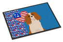 Blenheim Cavalier Spaniel USA American Doormat - 24x36 Decorative Floor Mat – Indoor/Outdoor Rug with Artistic Flair