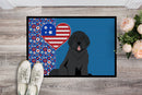 Black Newfoundland USA American Doormat - 24x36 Decorative Floor Mat – Indoor/Outdoor Rug with Artistic Flair