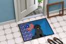 Black Newfoundland USA American Doormat - 24x36 Decorative Floor Mat – Indoor/Outdoor Rug with Artistic Flair