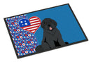 Black Newfoundland USA American Doormat - 24x36 Decorative Floor Mat – Indoor/Outdoor Rug with Artistic Flair