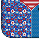 Black Pekingese USA American Dish Drying Mat – Absorbent, Artistic Kitchen Essentials