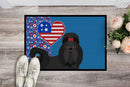 Black Shih Tzu USA American Doormat - 24x36 Decorative Floor Mat – Indoor/Outdoor Rug with Artistic Flair