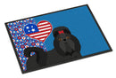 Black Shih Tzu USA American Doormat - 24x36 Decorative Floor Mat – Indoor/Outdoor Rug with Artistic Flair