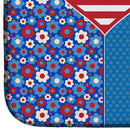 Blue and Tan Puppy Cut Yorkshire Terrier USA American Dish Drying Mat – Absorbent, Artistic Kitchen Essentials