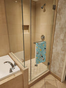 Black Pekingese Bath Towel Large