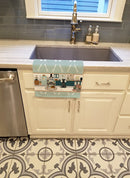 Black Natural Ears Schnauzer in the Kitchen Kitchen Towel