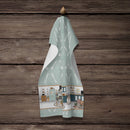 Blue Merle Cardigan Corgi in the Kitchen Kitchen Towel