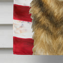 Agouti Siberian Husky American Flag House Flag