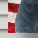 Blue Shar Pei American Flag House Flag